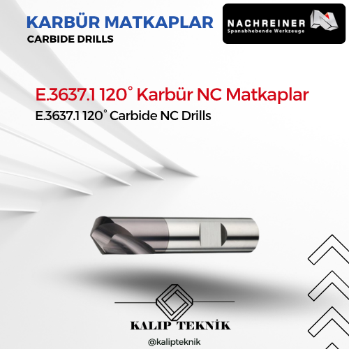 120° TiAlN Kaplamalı Merkezleme Matkabı | E.3637.1 Serisi